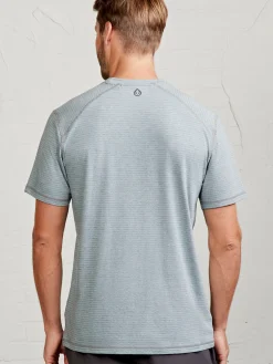 tasc Carrollton Fitness T-Shirt - Mini Stripe