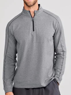 tasc Carrollton Lightweight Quarter Zip - Jaspe