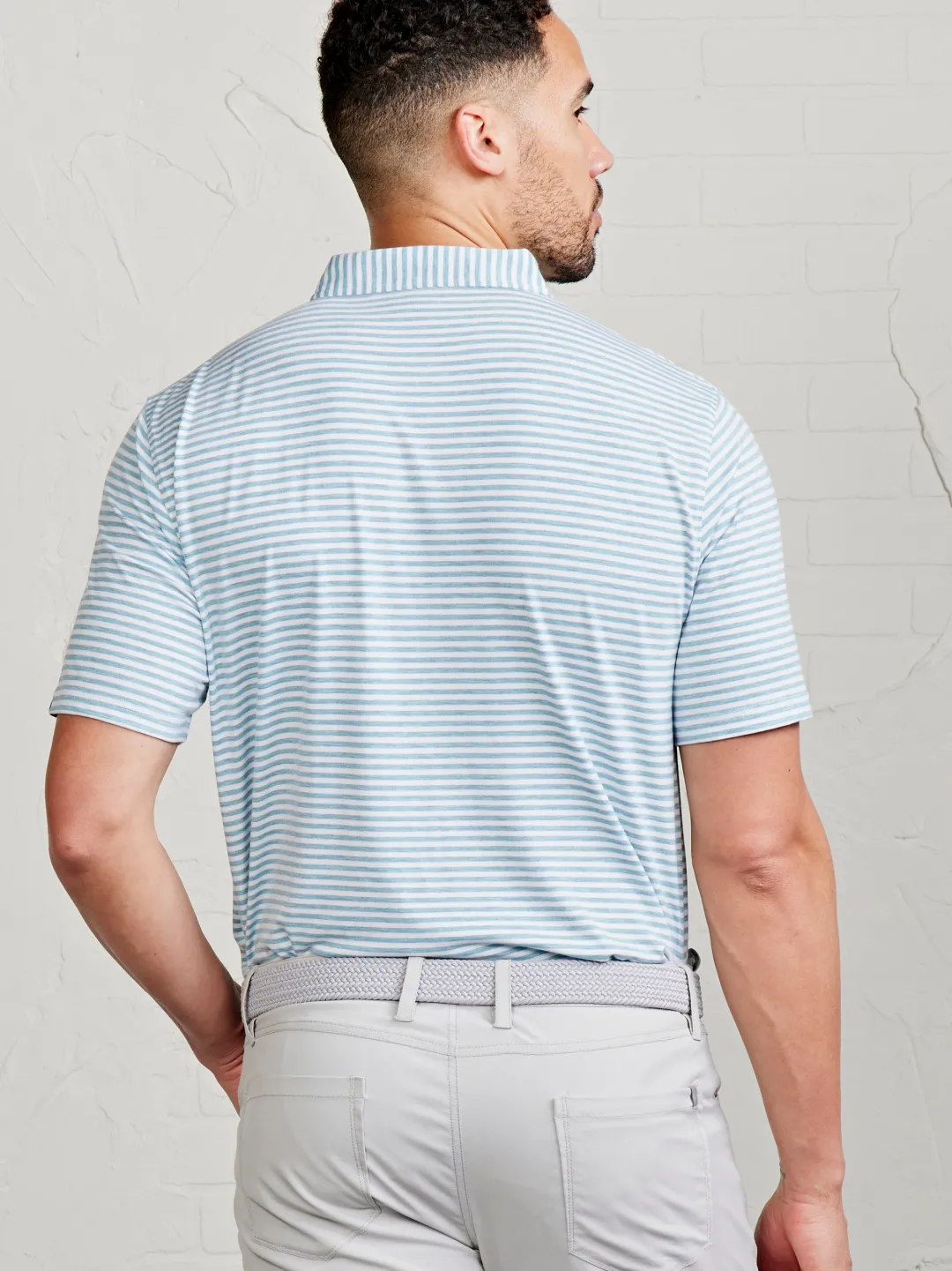 tasc Cloud Polo - Air Stripe