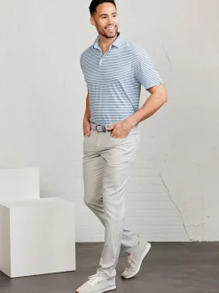 tasc Cloud Polo - Brookline Stripe