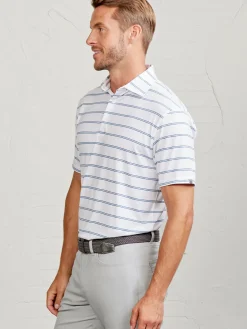 tasc Cloud Polo - Patriot Stripe