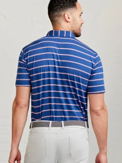 tasc Cloud Polo - Patriot Stripe