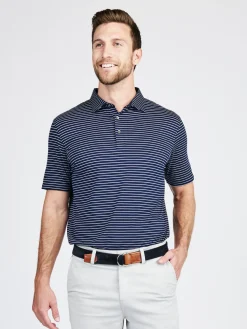 tasc Cloud Polo Brookline Stripe