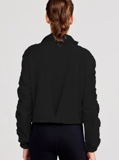 Women tasc Jet Set Ruched Windbreaker