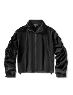 Women tasc Jet Set Ruched Windbreaker