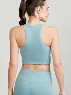 Women tasc Sculptive Crop Tank with Built-in Bra