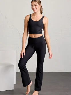 Women tasc Sculptive Rib Crop Tank