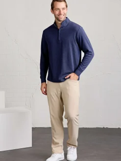 tasc Stadium French Terry Quarter Zip