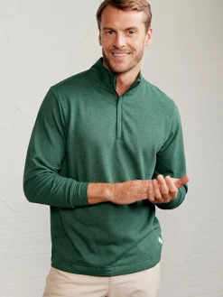tasc Stadium French Terry Quarter Zip