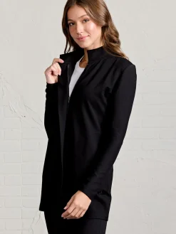 Women tasc Traveluxe Long Jacket