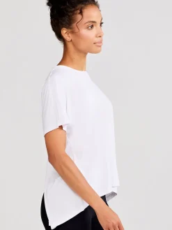 Women tasc Uptown Luxe Cross Back T-Shirt