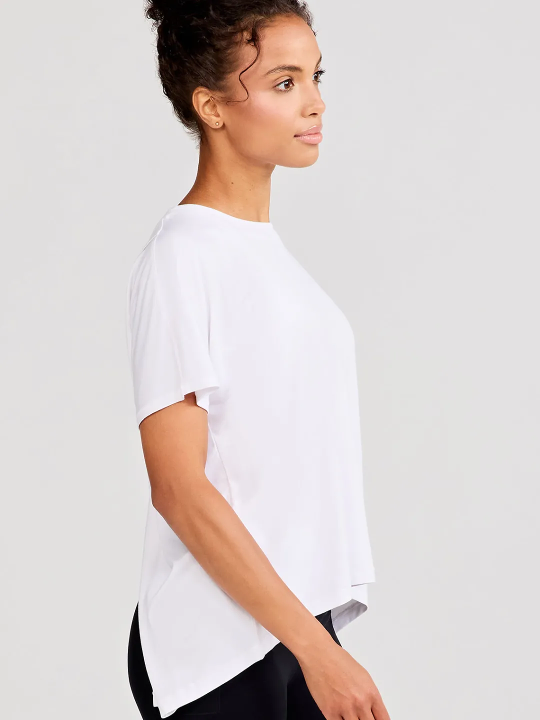 Women tasc Uptown Luxe Cross Back T-Shirt