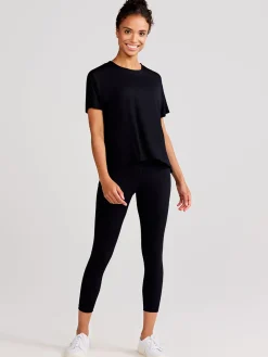 Women tasc Uptown Luxe Cross Back T-Shirt