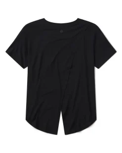 Women tasc Uptown Luxe Cross Back T-Shirt