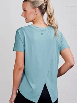 Women tasc Uptown Luxe Cross Back T-Shirt